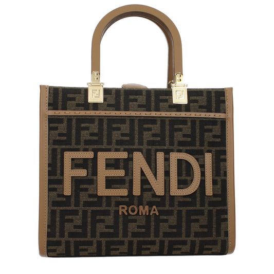 Fendi Handbags Women Fabric  Brown