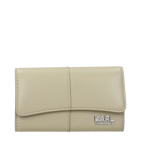 Karl Lagerfeld Wallets Women Polyurethane Green/Green Tea