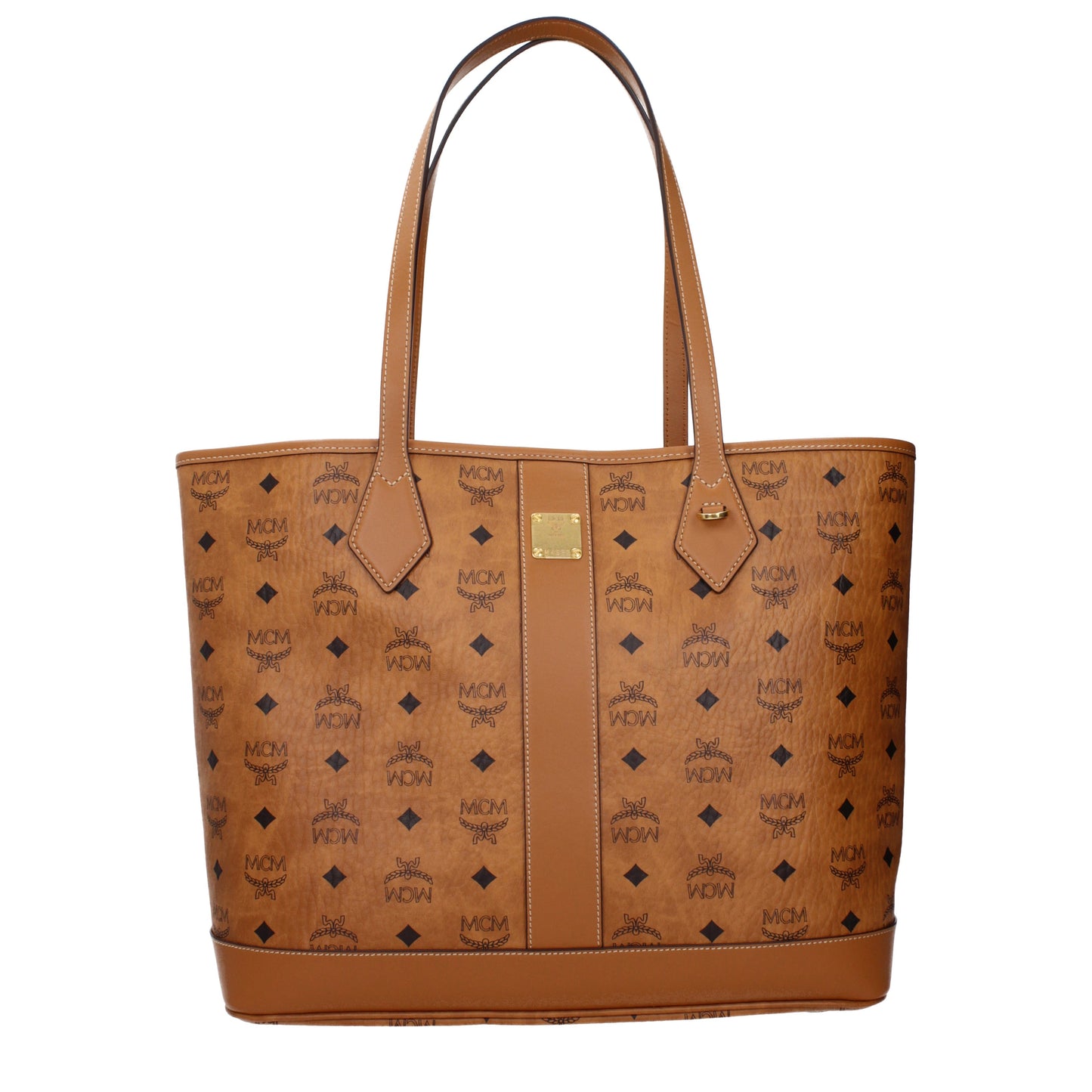 MCM Shoulder Bags Women Fabric  Brown/Cognac