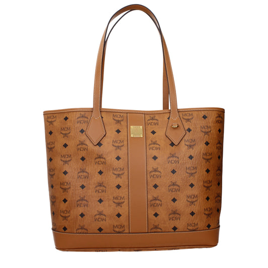 MCM Shoulder Bags Women Fabric  Brown/Cognac