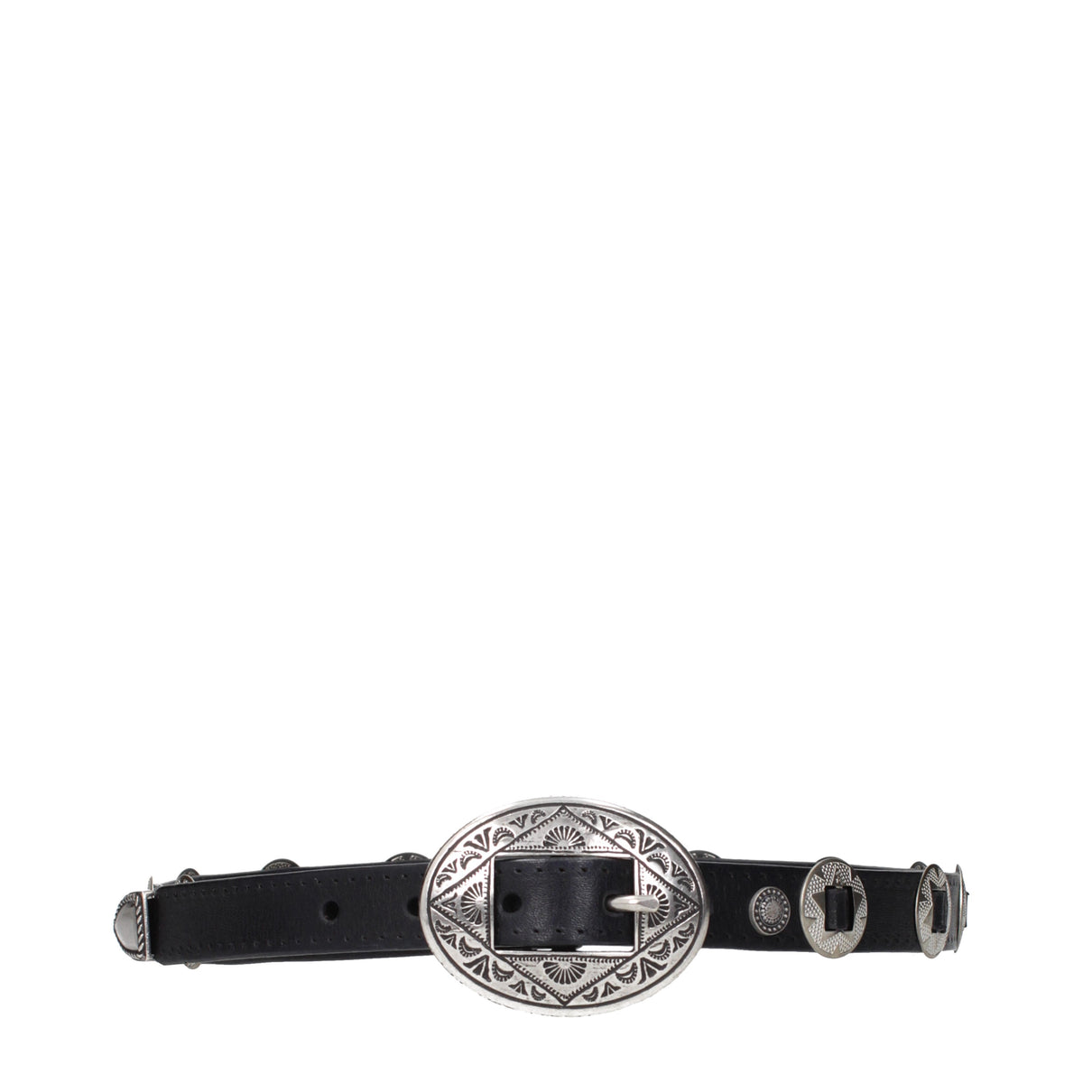 Golden Goose Belts Men Leather Black