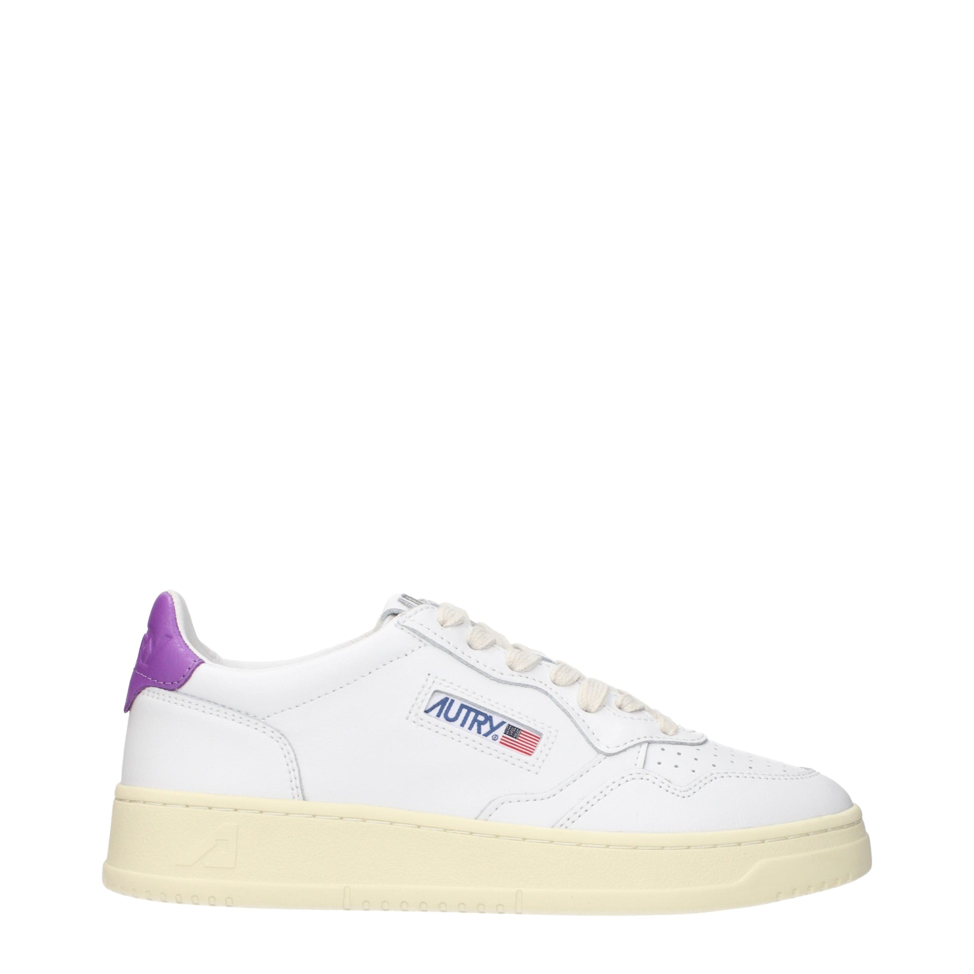 Autry Sneakers Women Leather White/Blackberry