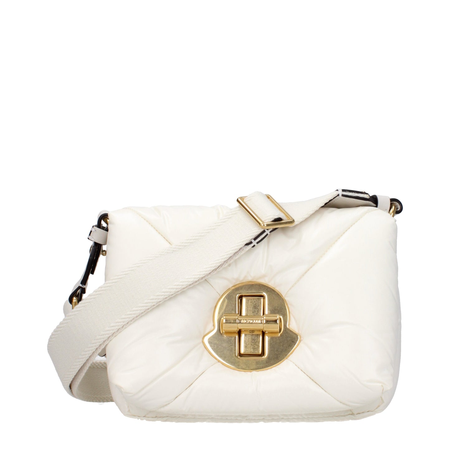 Moncler Crossbody Bags Women Fabric  White/Cream