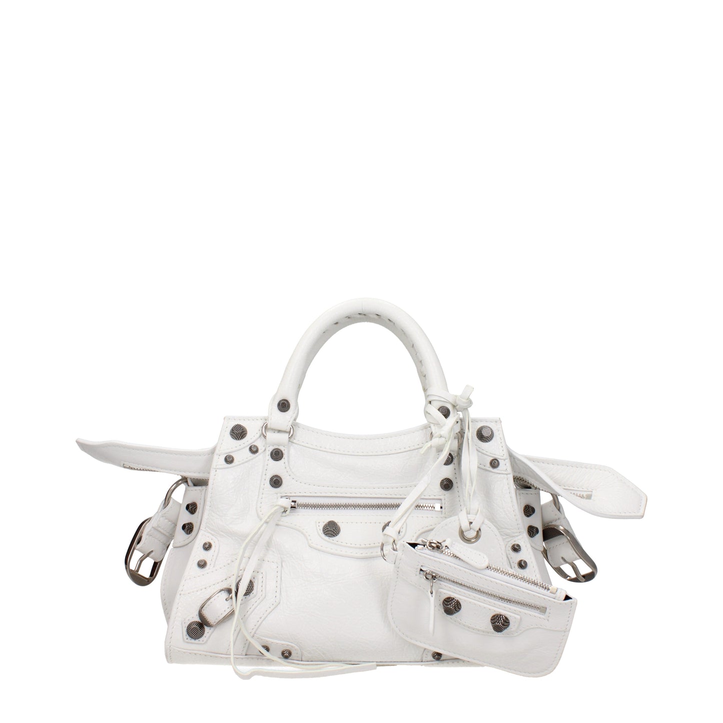 Balenciaga Handbags Women Leather White/Optic White