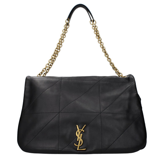 Saint Laurent Shoulder Bags Women Leather Black