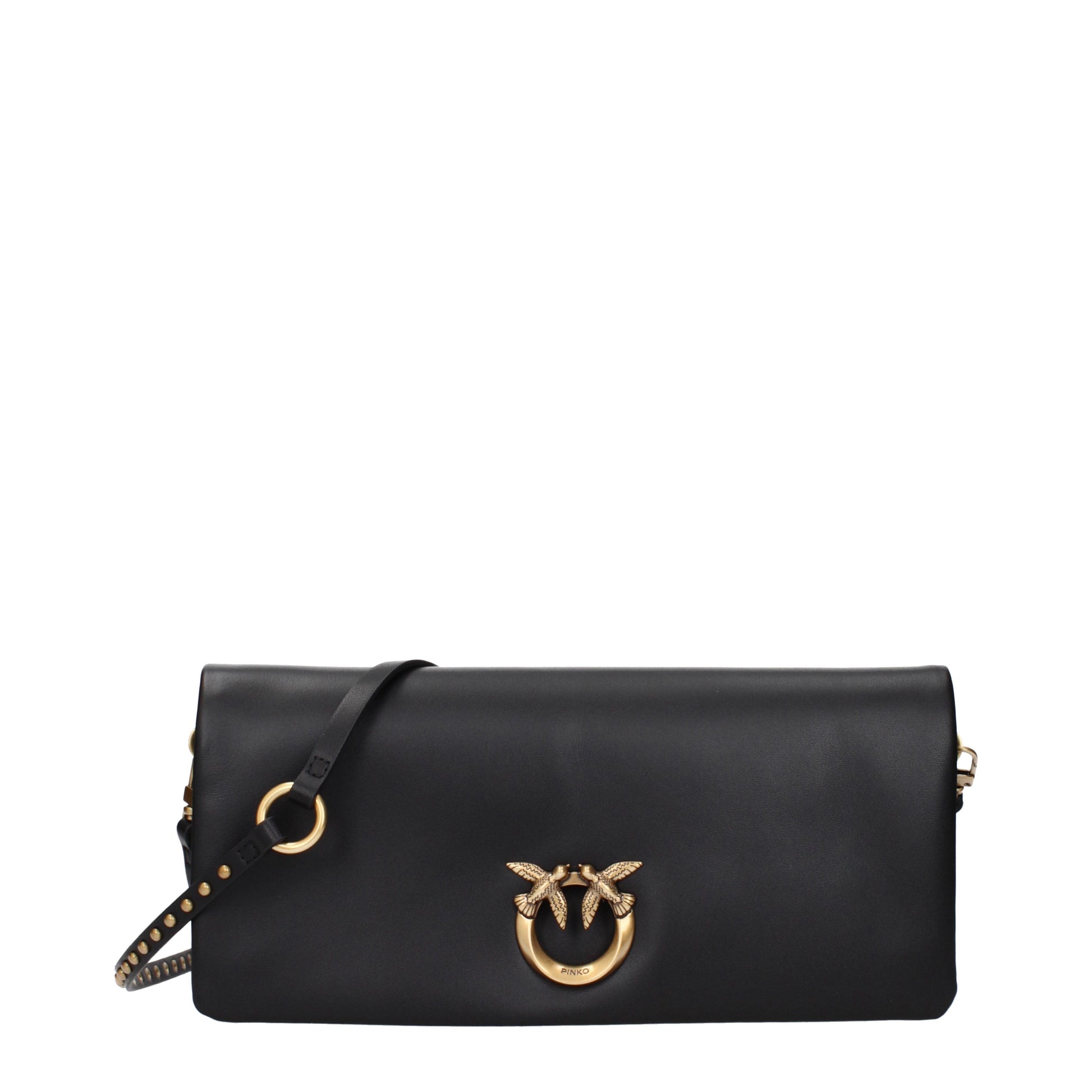 Pinko Clutches Women Leather Black