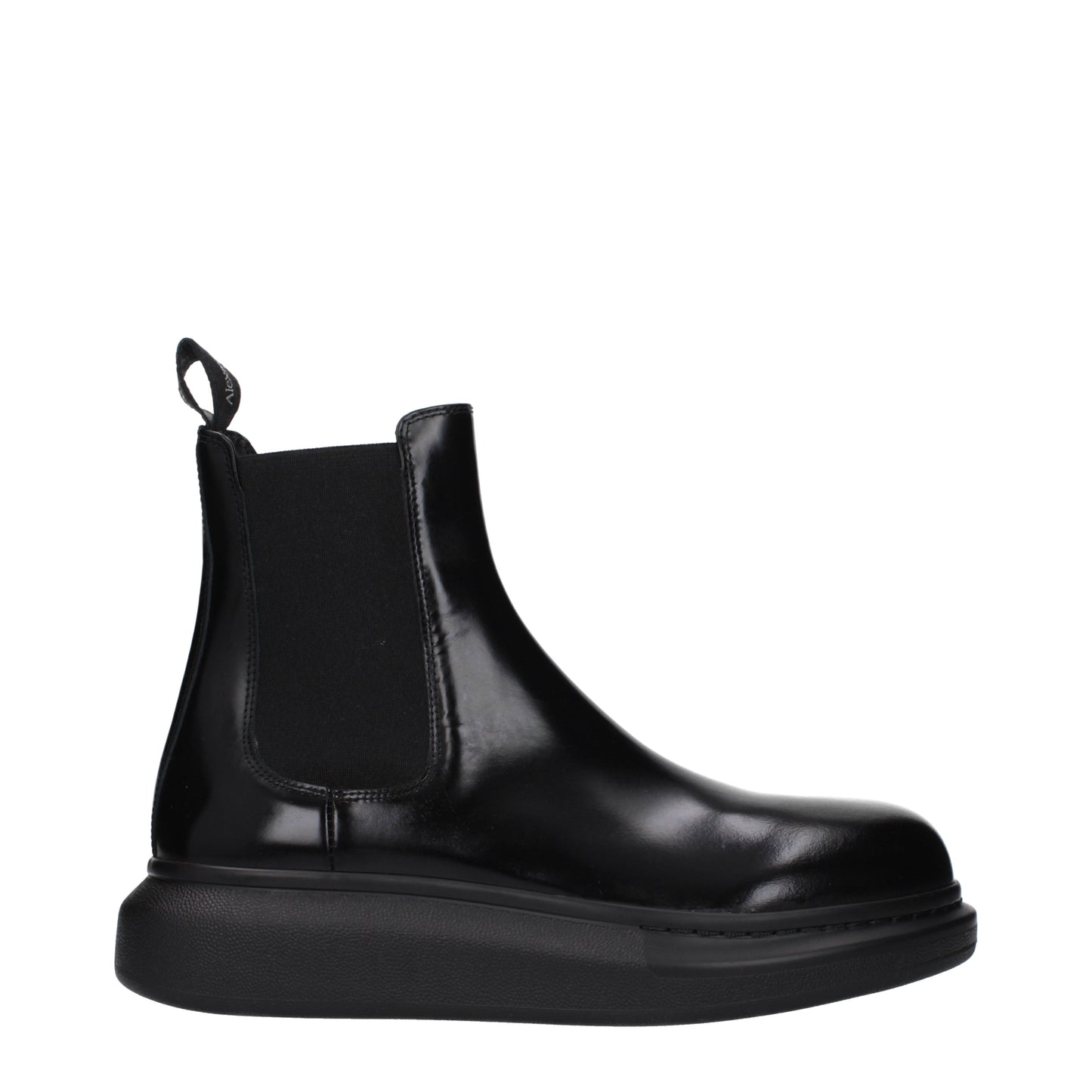 Alexander McQueen Ankle Boots Men Leather Black