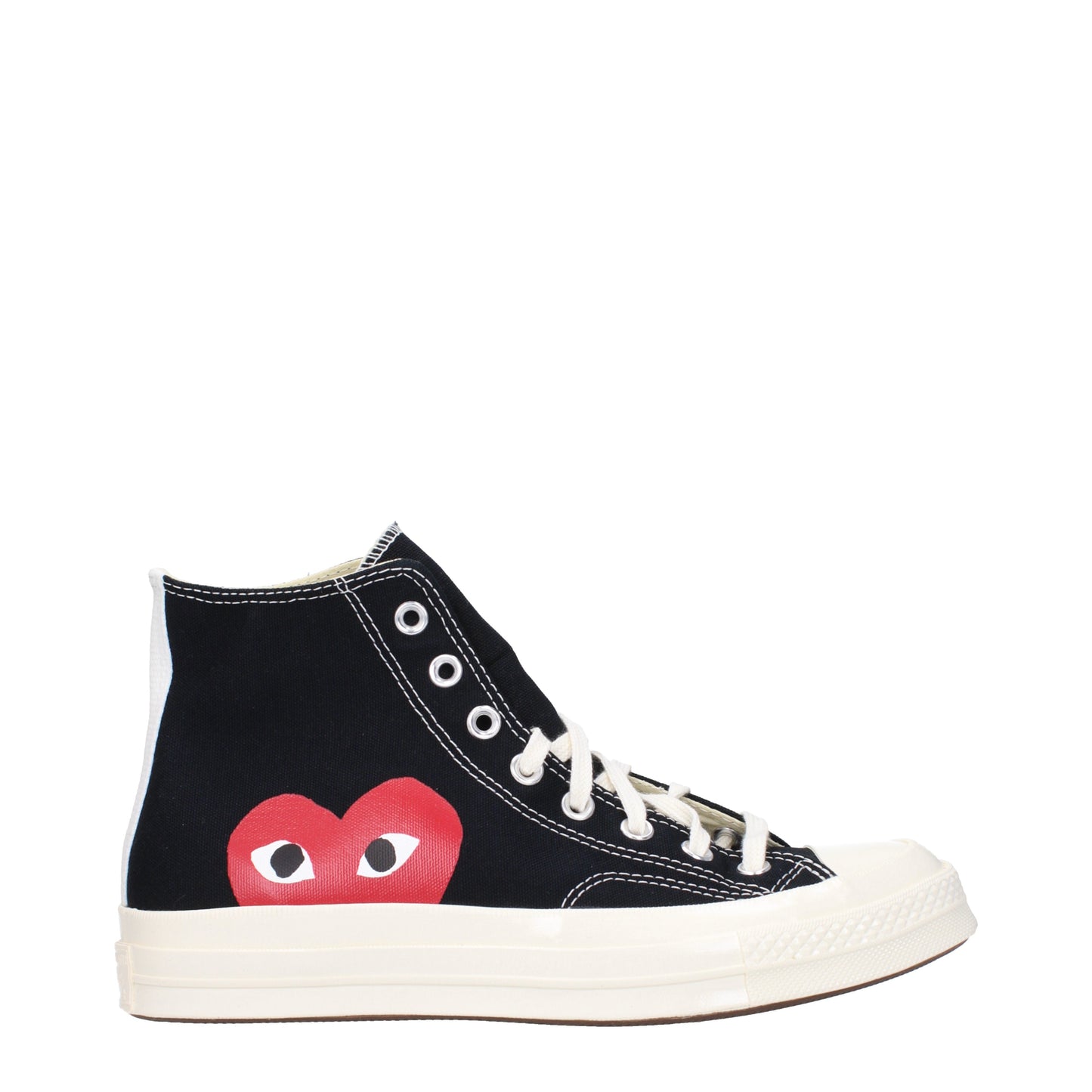 Comme des Garçon Men's Sneakers in Fabric  Black/Red