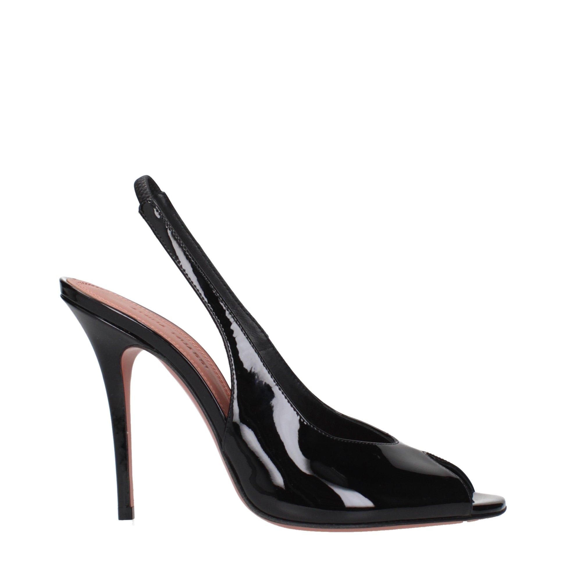 Amina Muaddi Women's Sandals Patent Leather