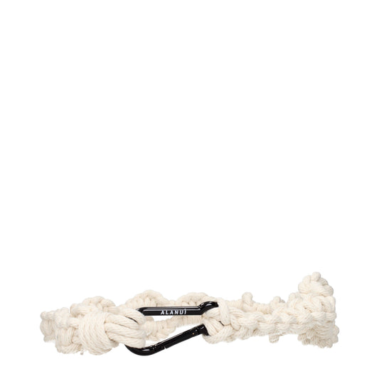Alanui Belts Women Cotton Beige
