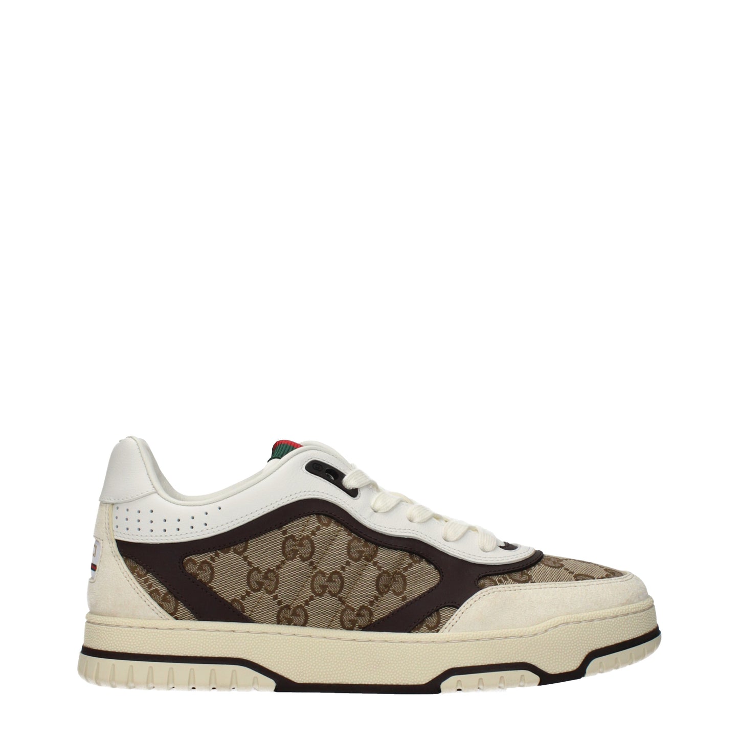 Gucci Sneakers Men Fabric  Beige/Ebony