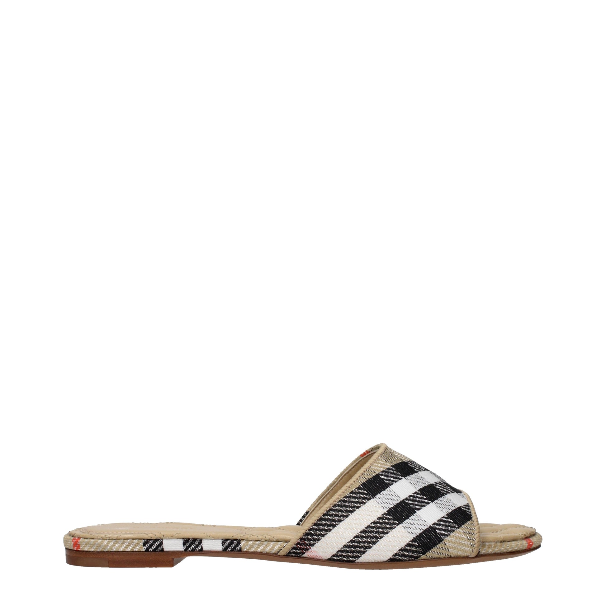 Burberry Slippers and Clogs Women Fabric  Beige/Sand