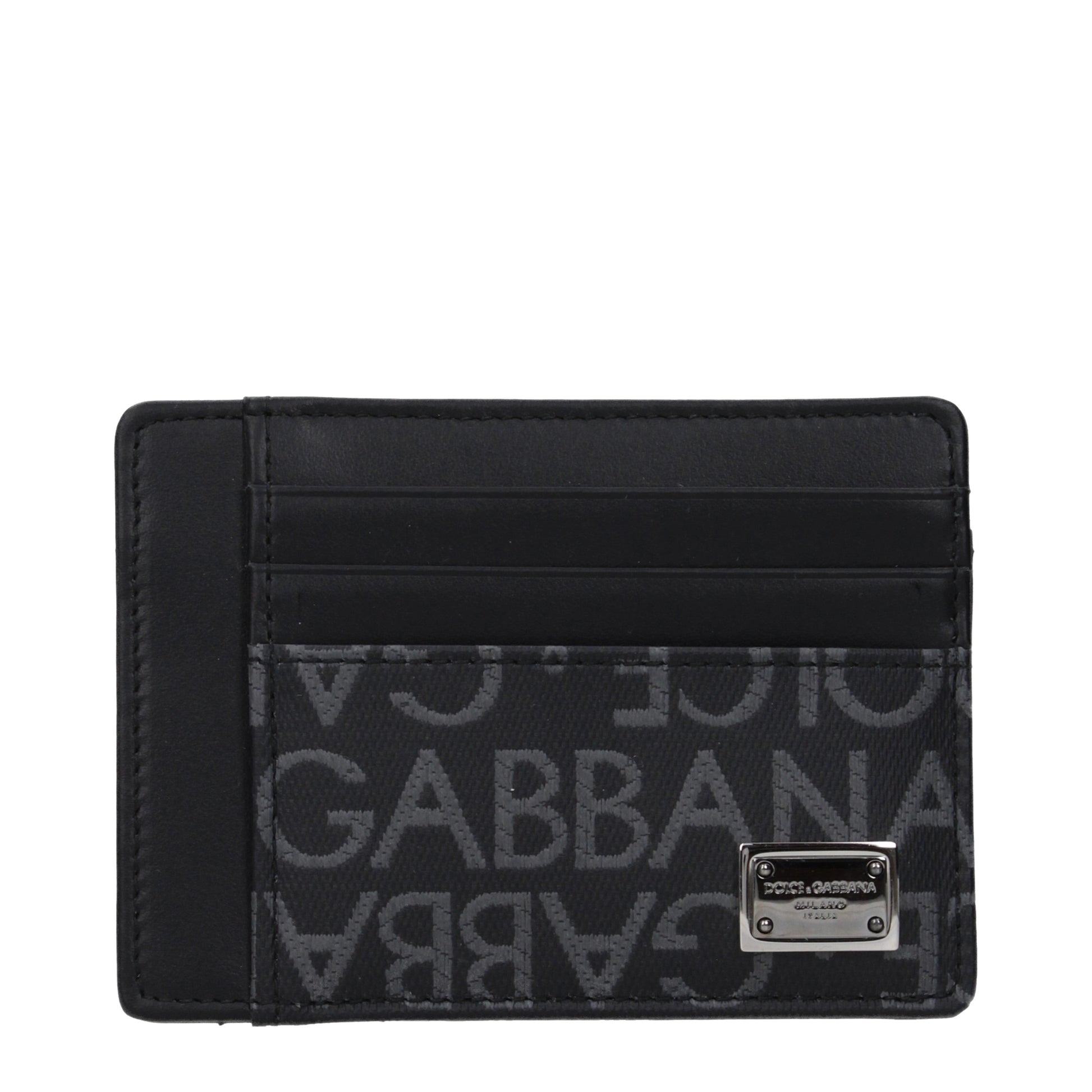 Dolce&Gabbana Document Holders Men Leather Black