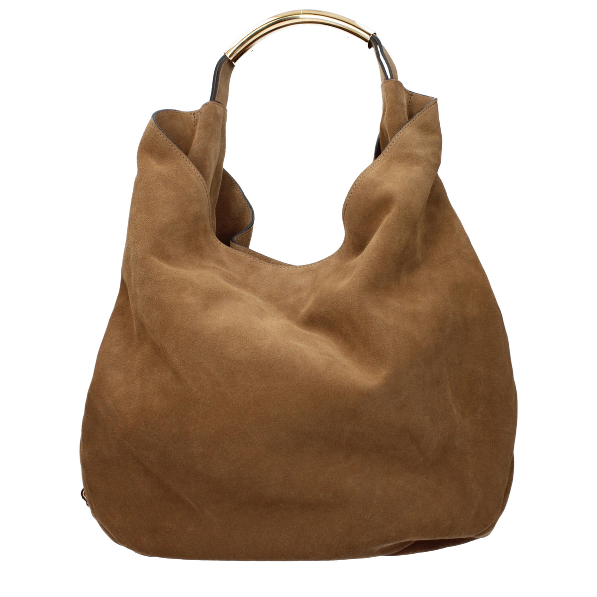 Moschino Shoulder Bags Women Suede Brown/Tobacco