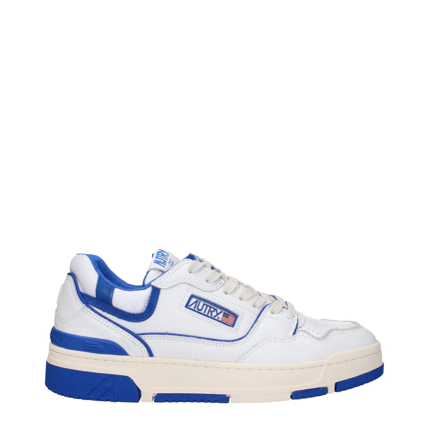 Autry Men's Sneakers in Leather White/Blue