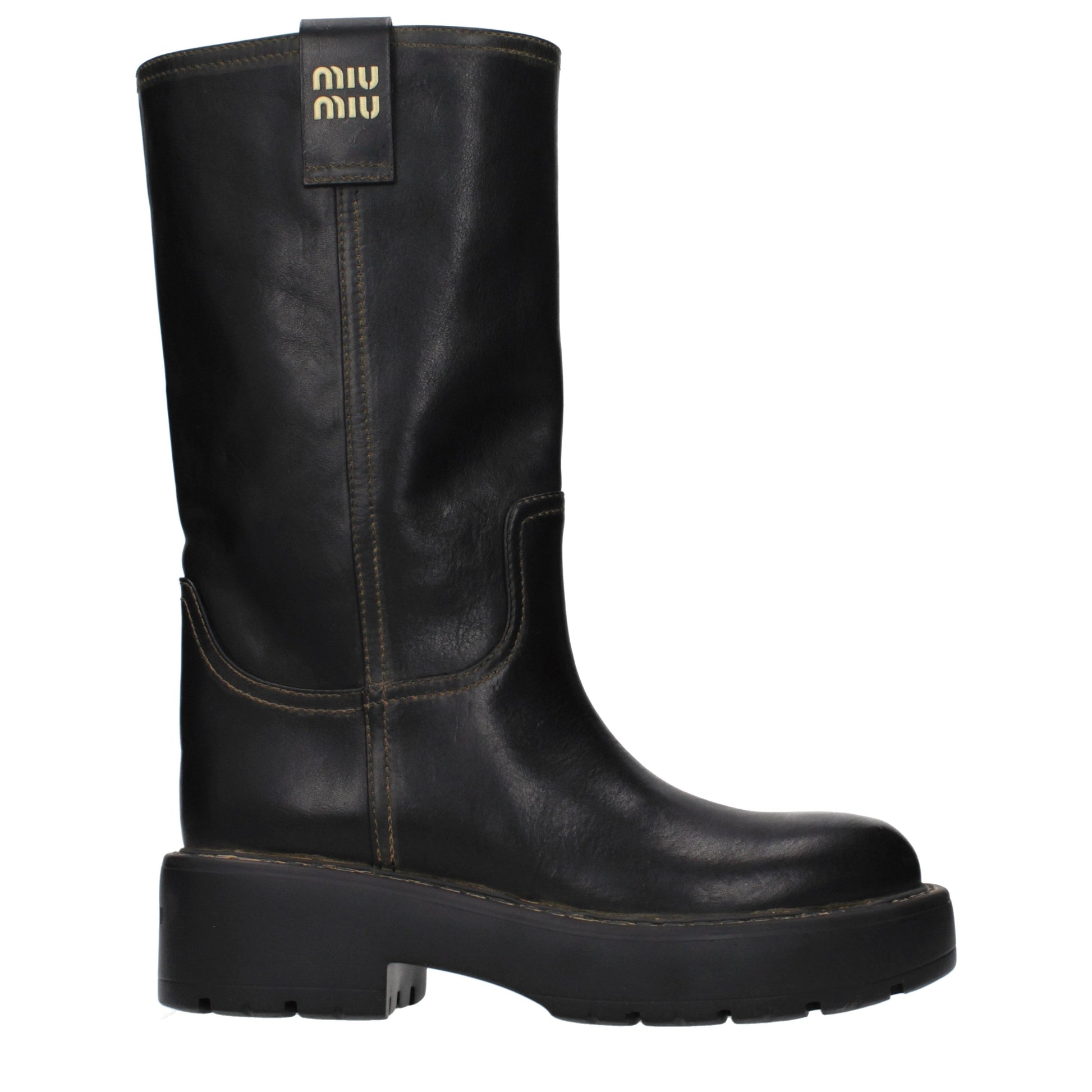 Miu Miu Women's Boots Leather