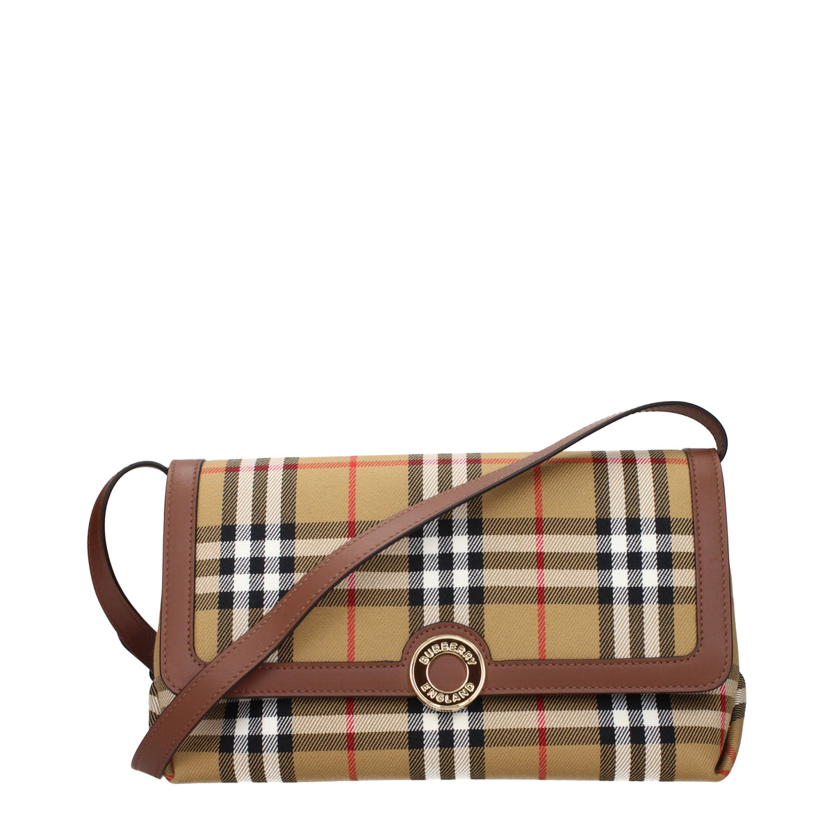 Burberry Crossbody Bags Women Fabric  Beige/Brown