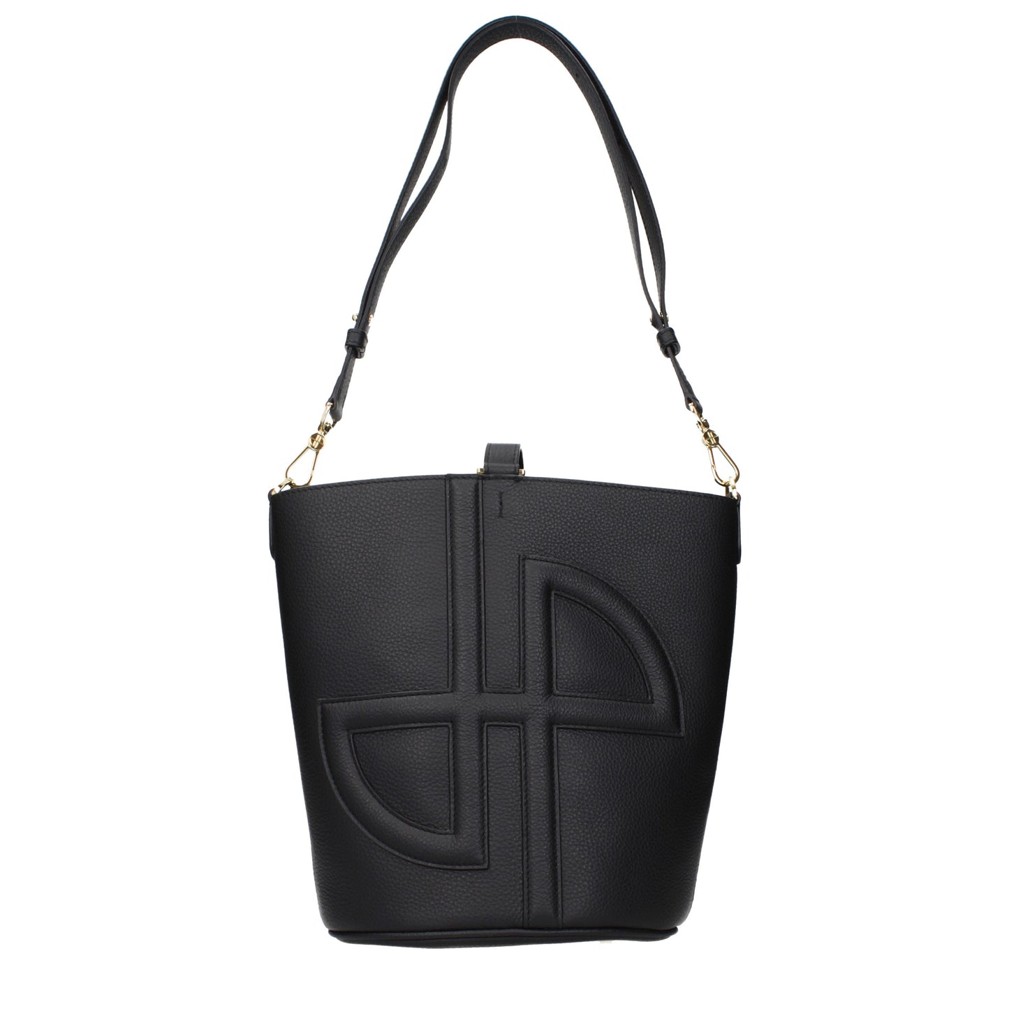 Patou Crossbody Bags Women Leather Black