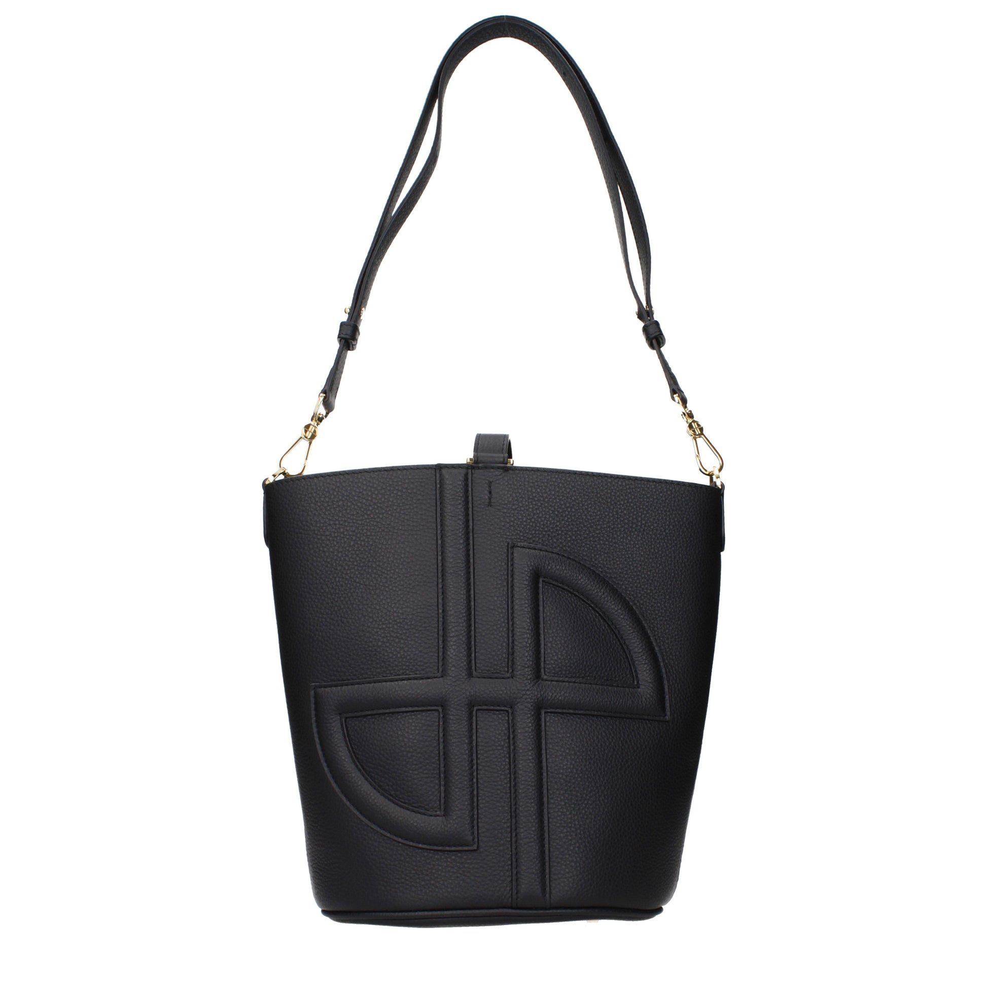 Patou Crossbody Bags Women Leather Black