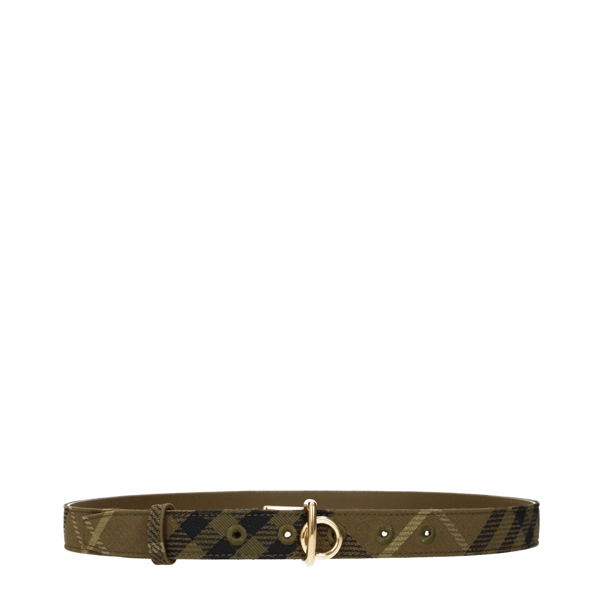 Burberry Belts Women Fabric  Green