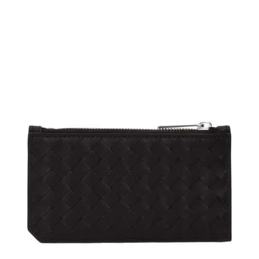 Bottega Veneta Men's Document Holders Leather Chocolate