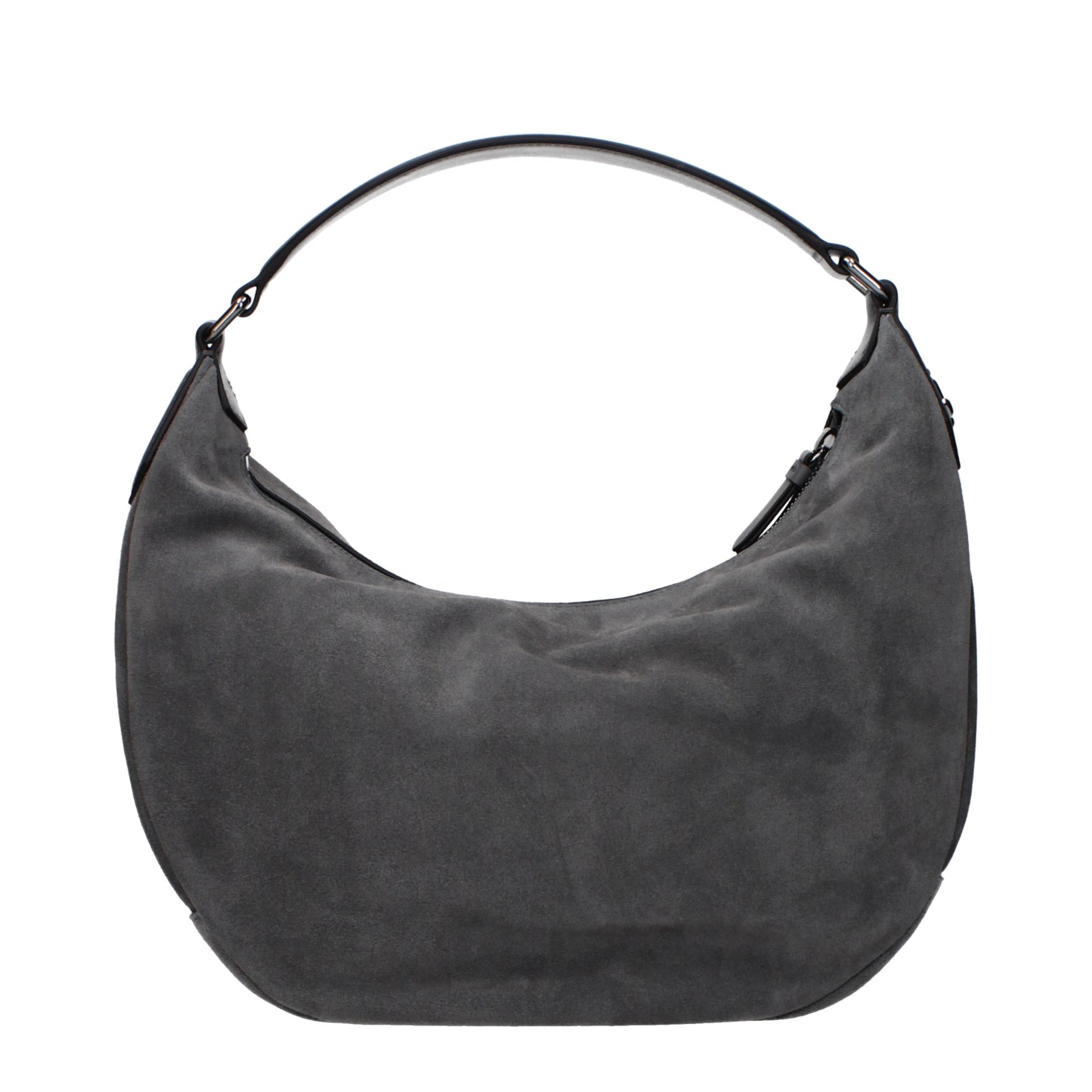 Jimmy Choo Shoulder Bags Women Suede Gray/Storm Gray