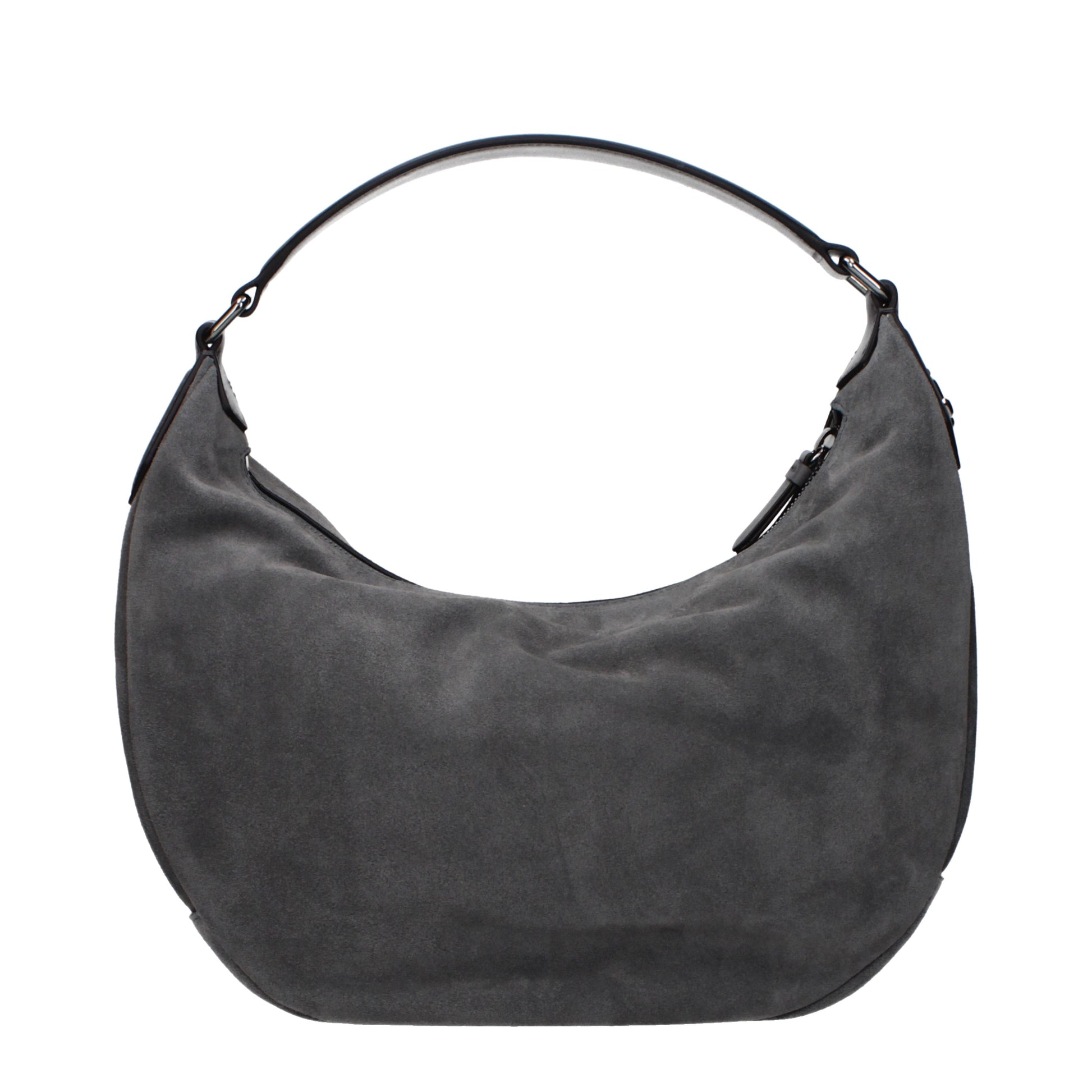 Jimmy Choo Shoulder Bags Women Suede Gray/Storm Gray