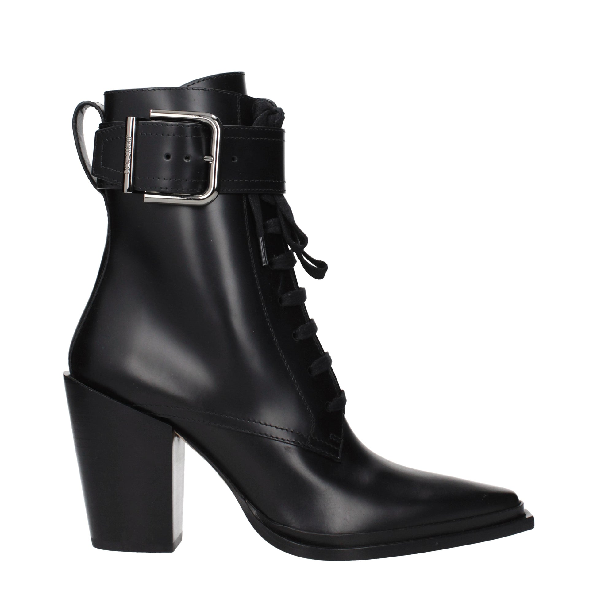 Jimmy Choo Ankle Boots Women Leather Black