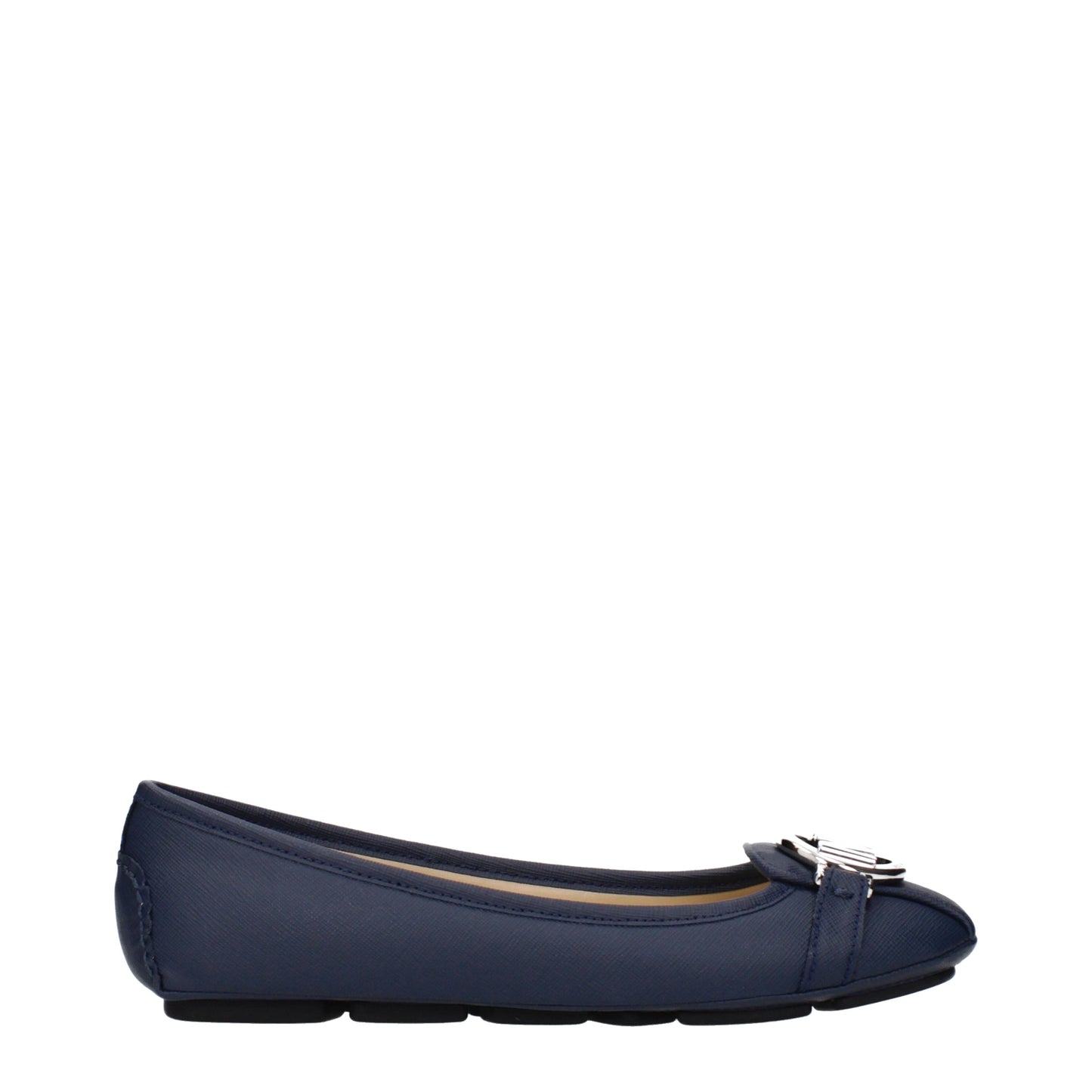 Michael Kors Ballet Flats Women Leather Blue/Blue Navy