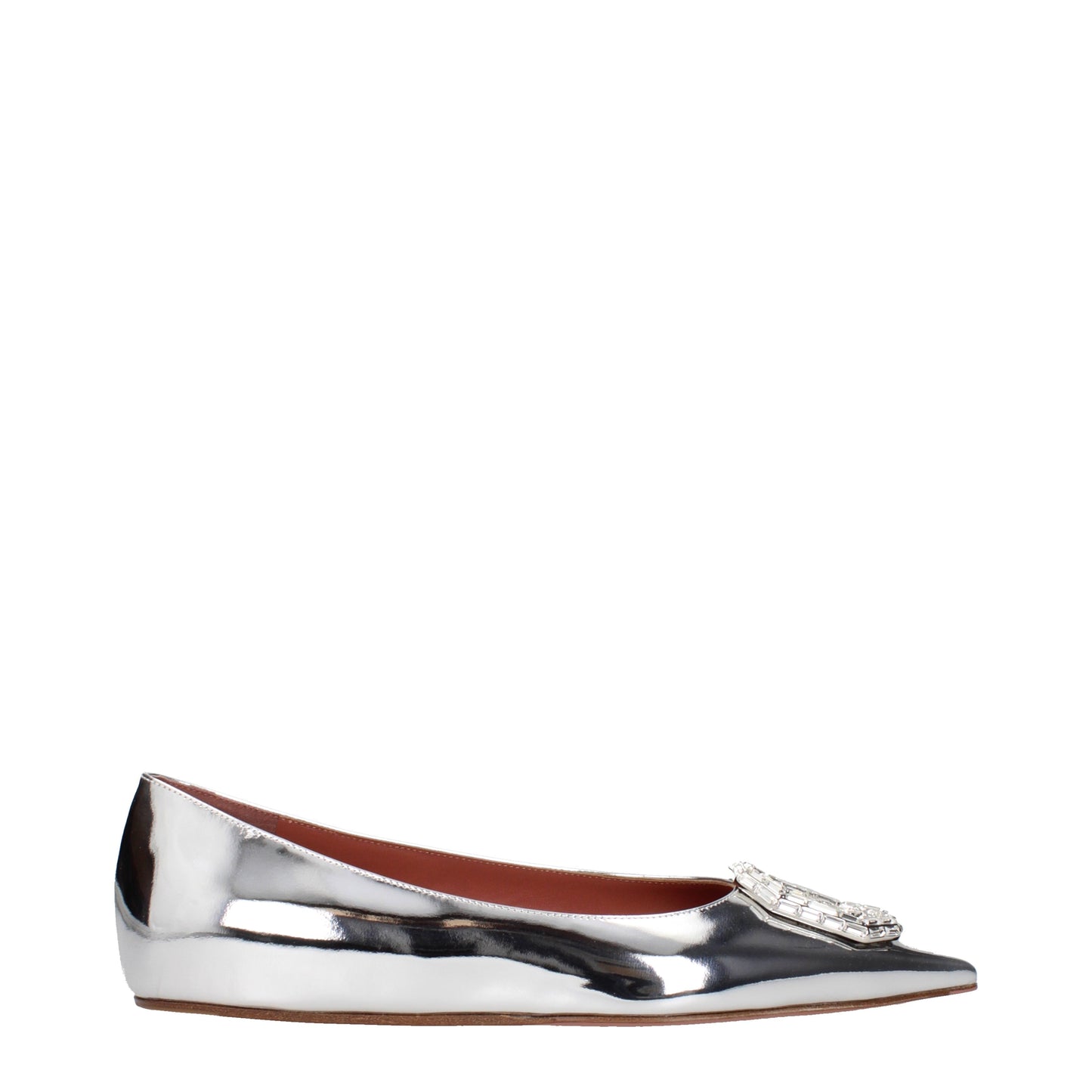 Amina Muaddi Women's Ballet Flats Leather
