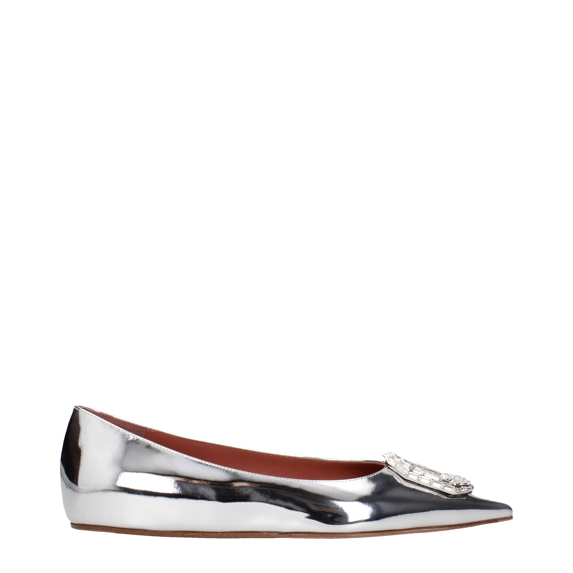 Amina Muaddi Women's Ballet Flats Leather