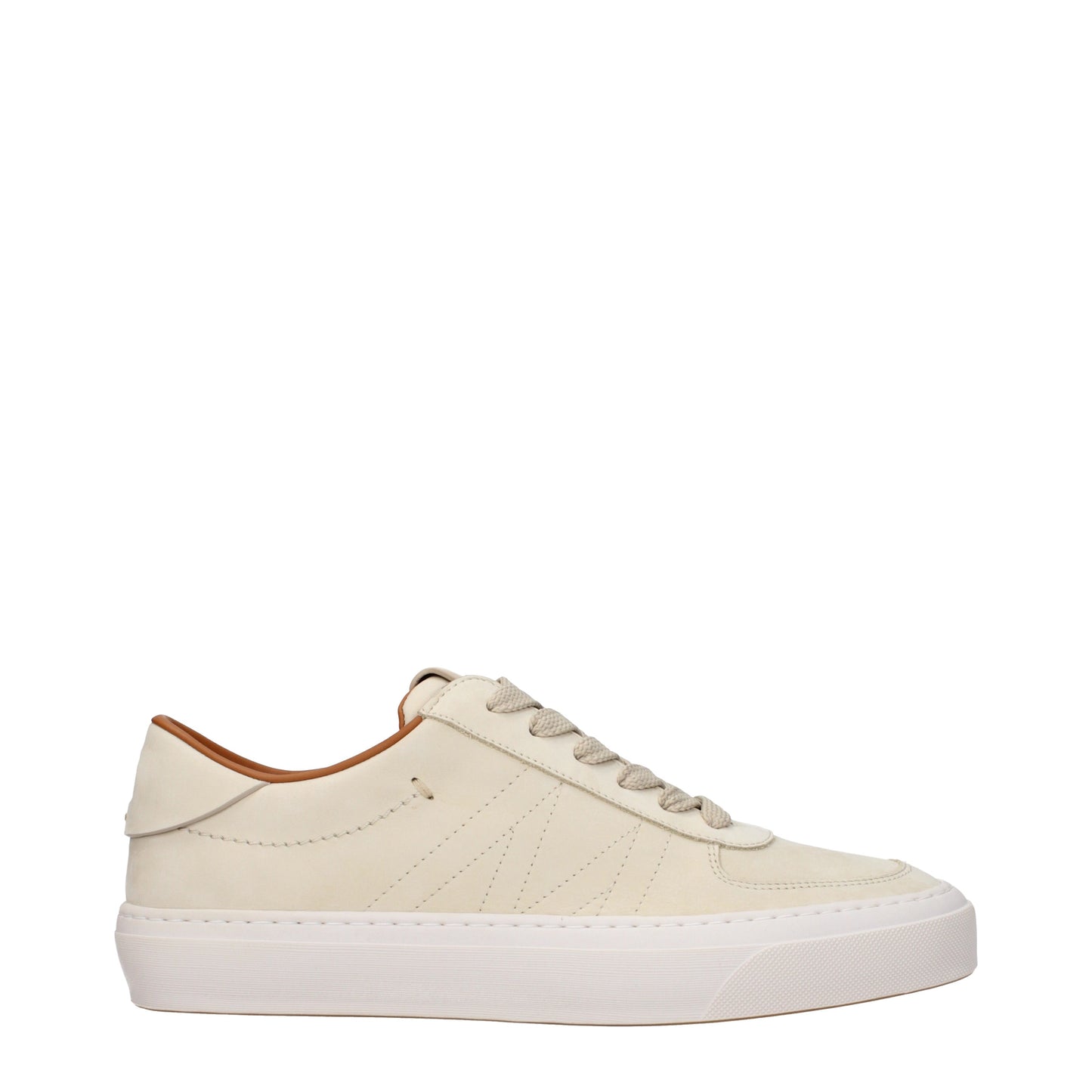 Moncler Men's Sneakers in Suede Beige