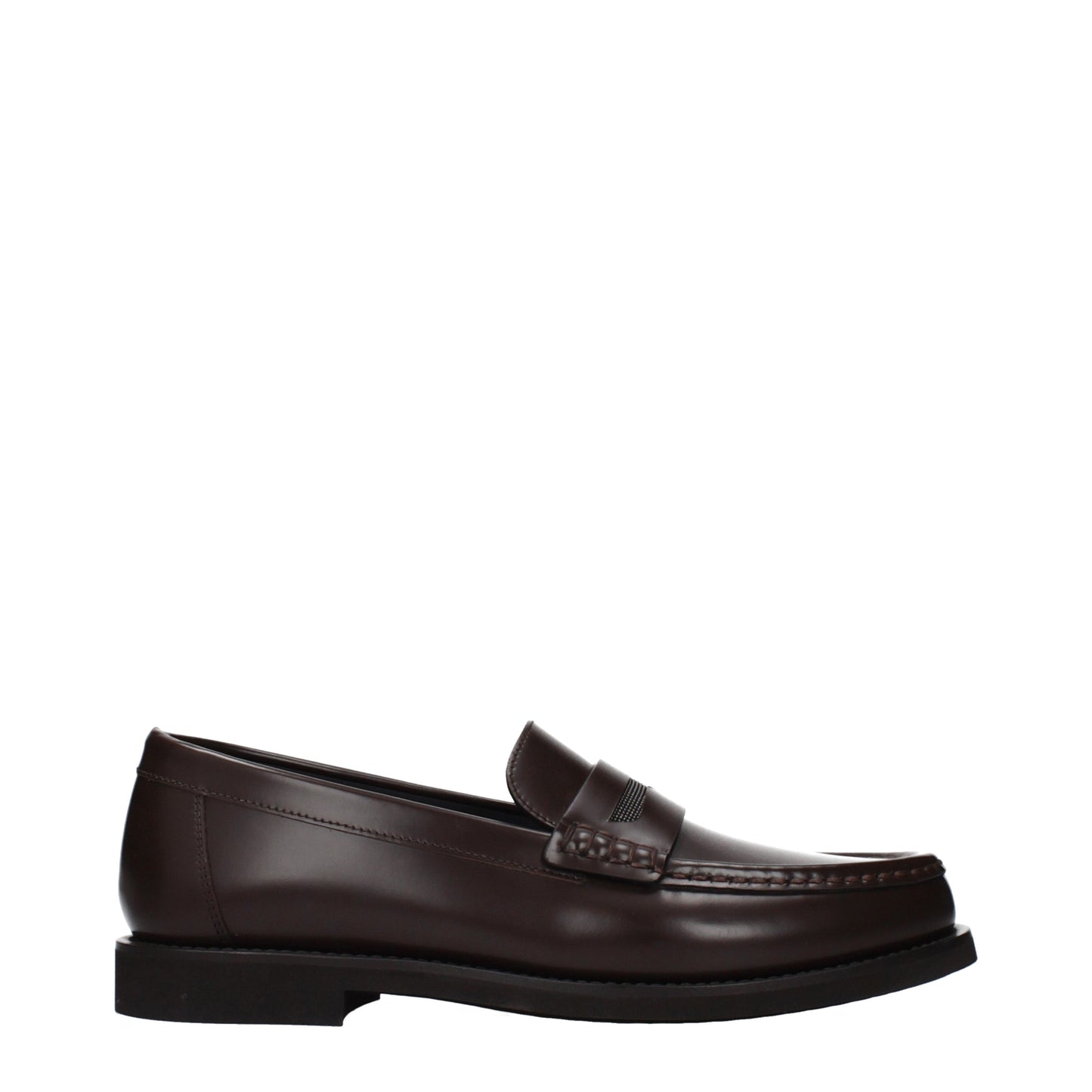 Brunello Cucinelli Loafers Women Leather Brown
