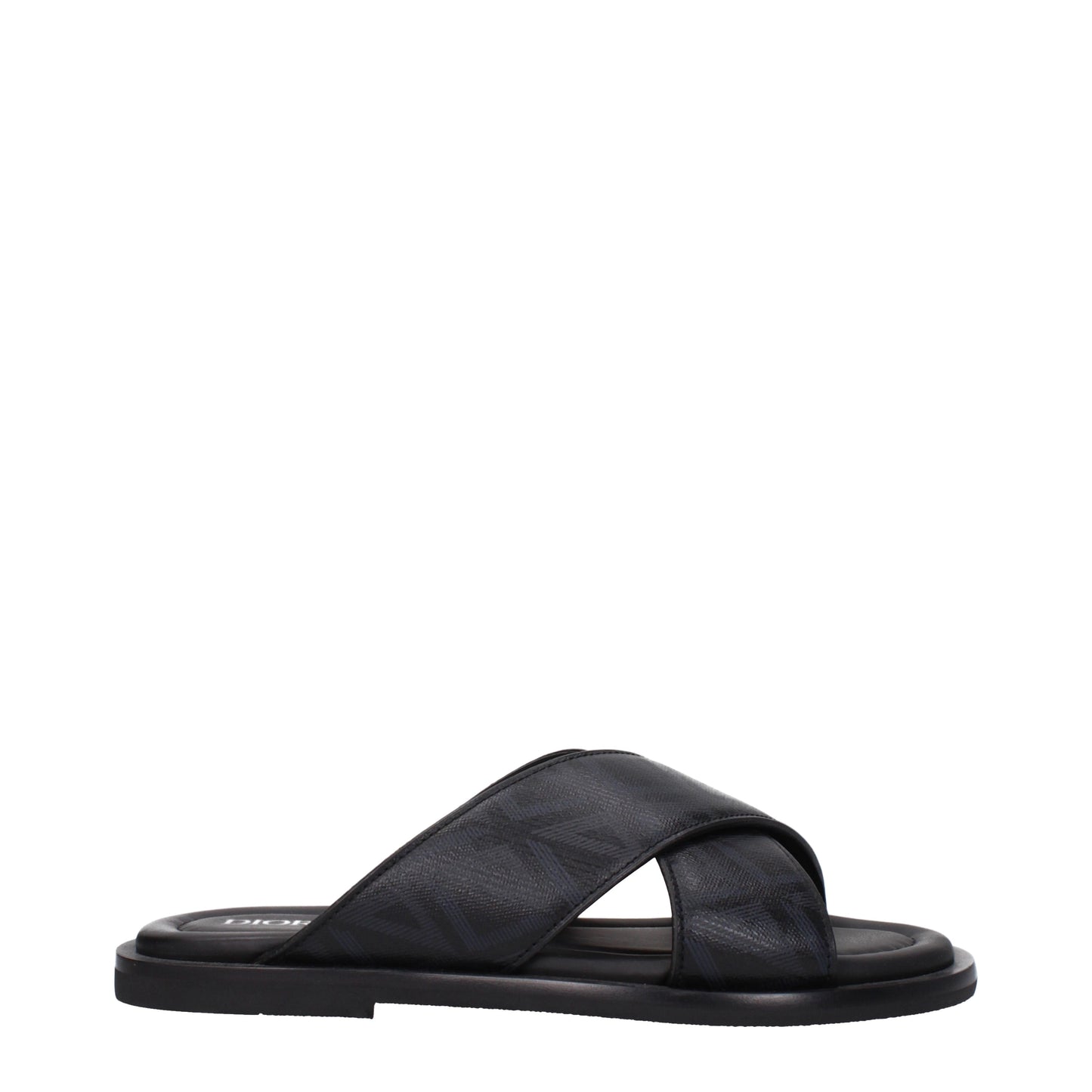 Christian Dior Sandals & Slippers Men Leather Black