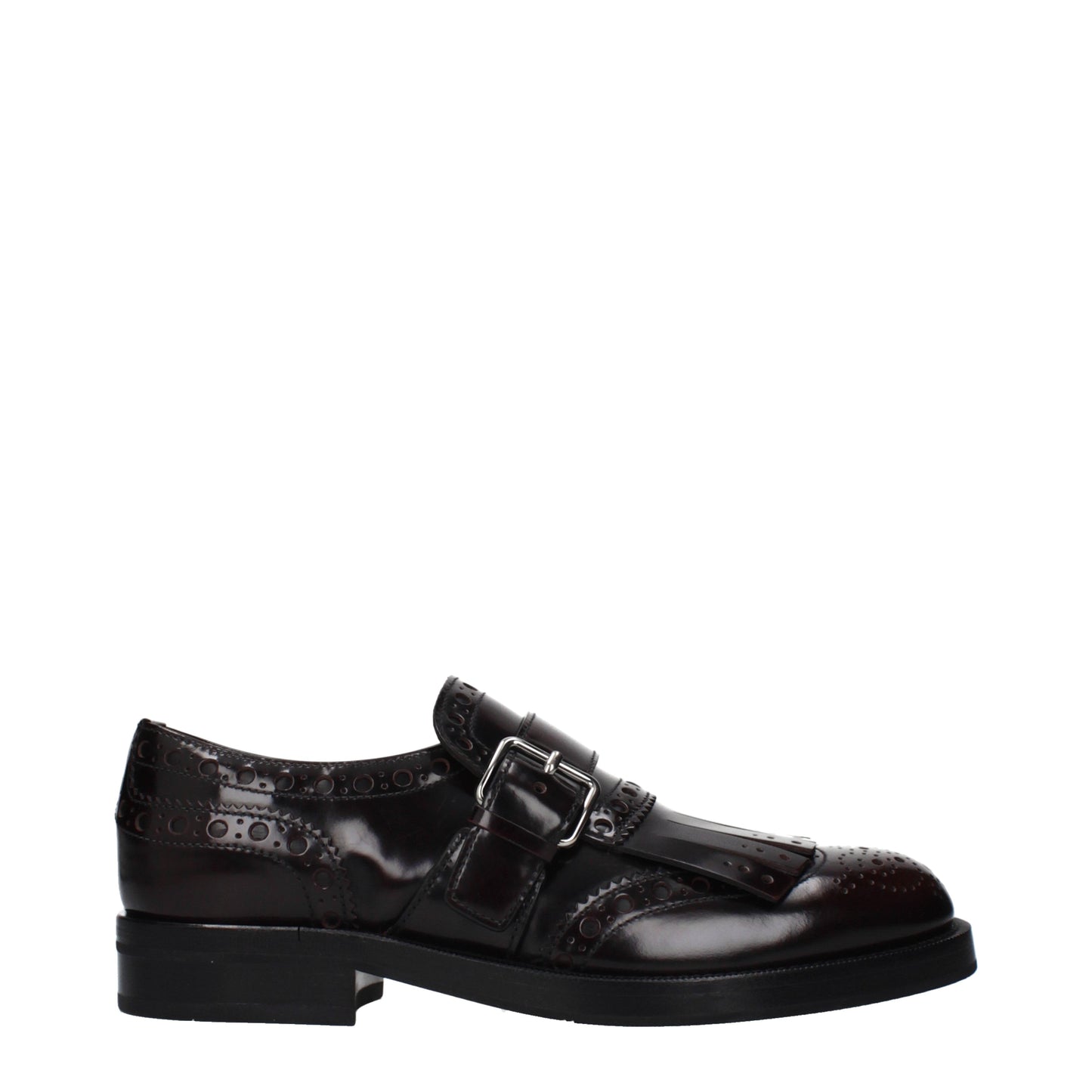 Church's Loafers Women Leather Red/Burgundy