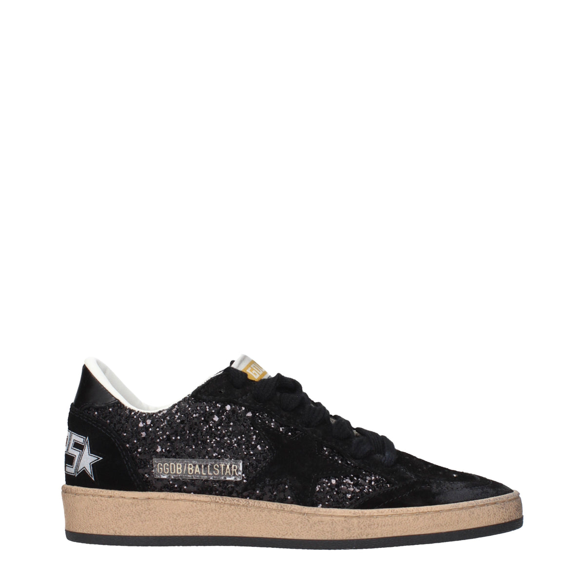 Golden Goose Sneakers Women Suede Black