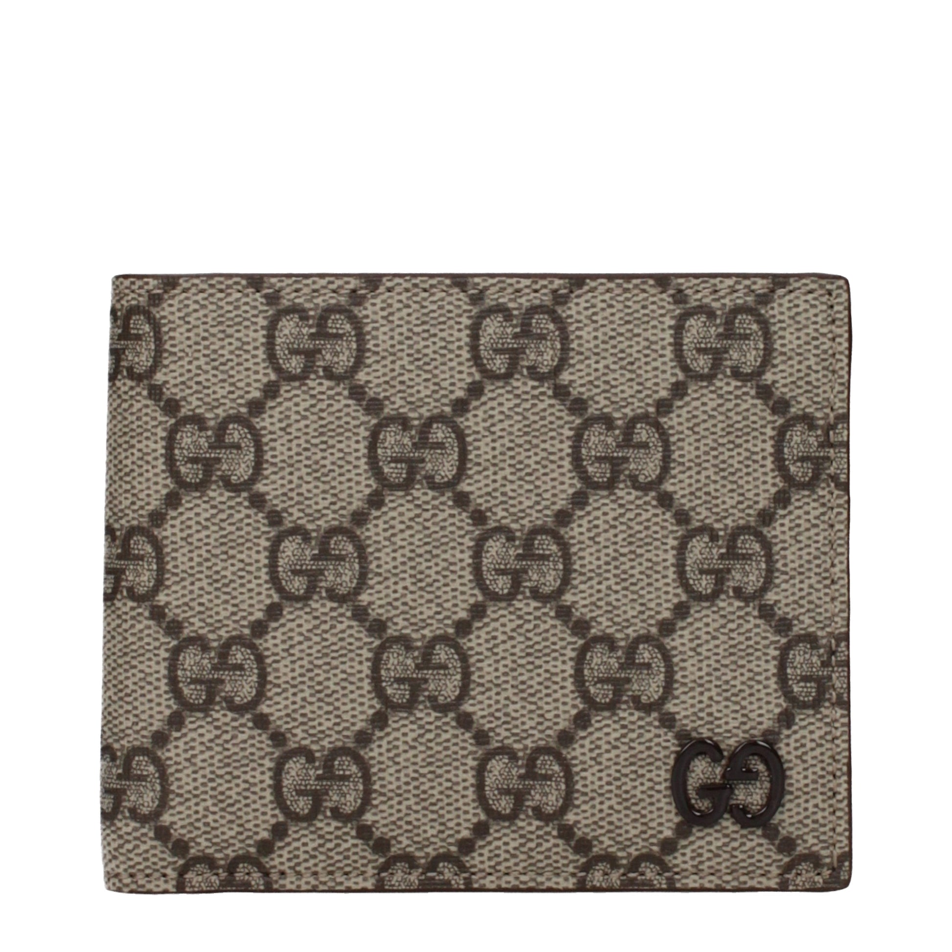 Gucci Wallets Men Fabric  Beige/Ebony