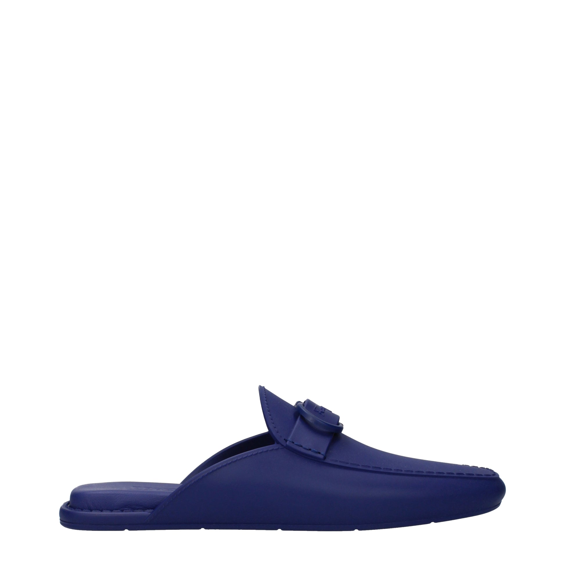Salvatore Ferragamo Slippers and Clogs Men Leather Blue