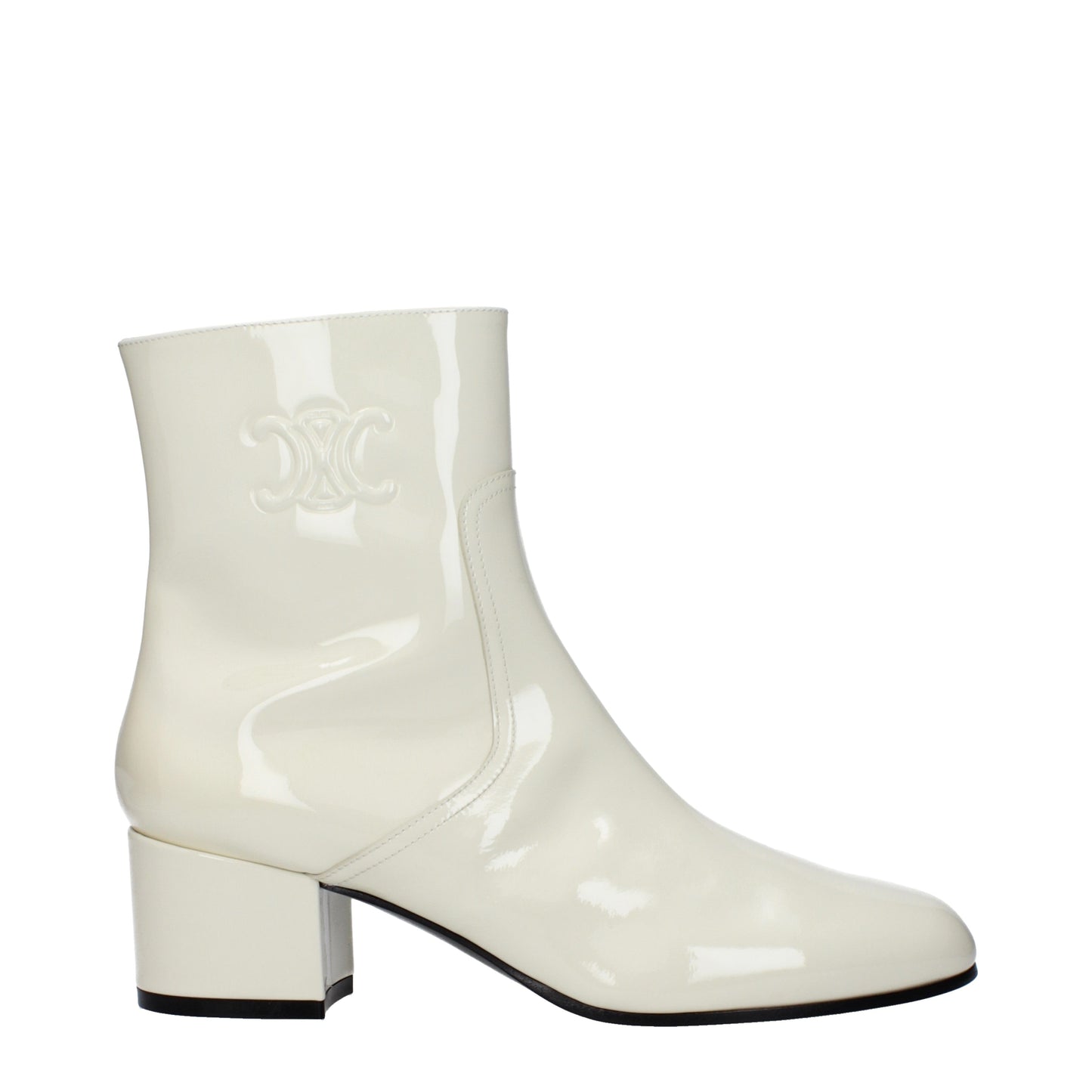 Celine Women's Ankle Boots Patent Leather