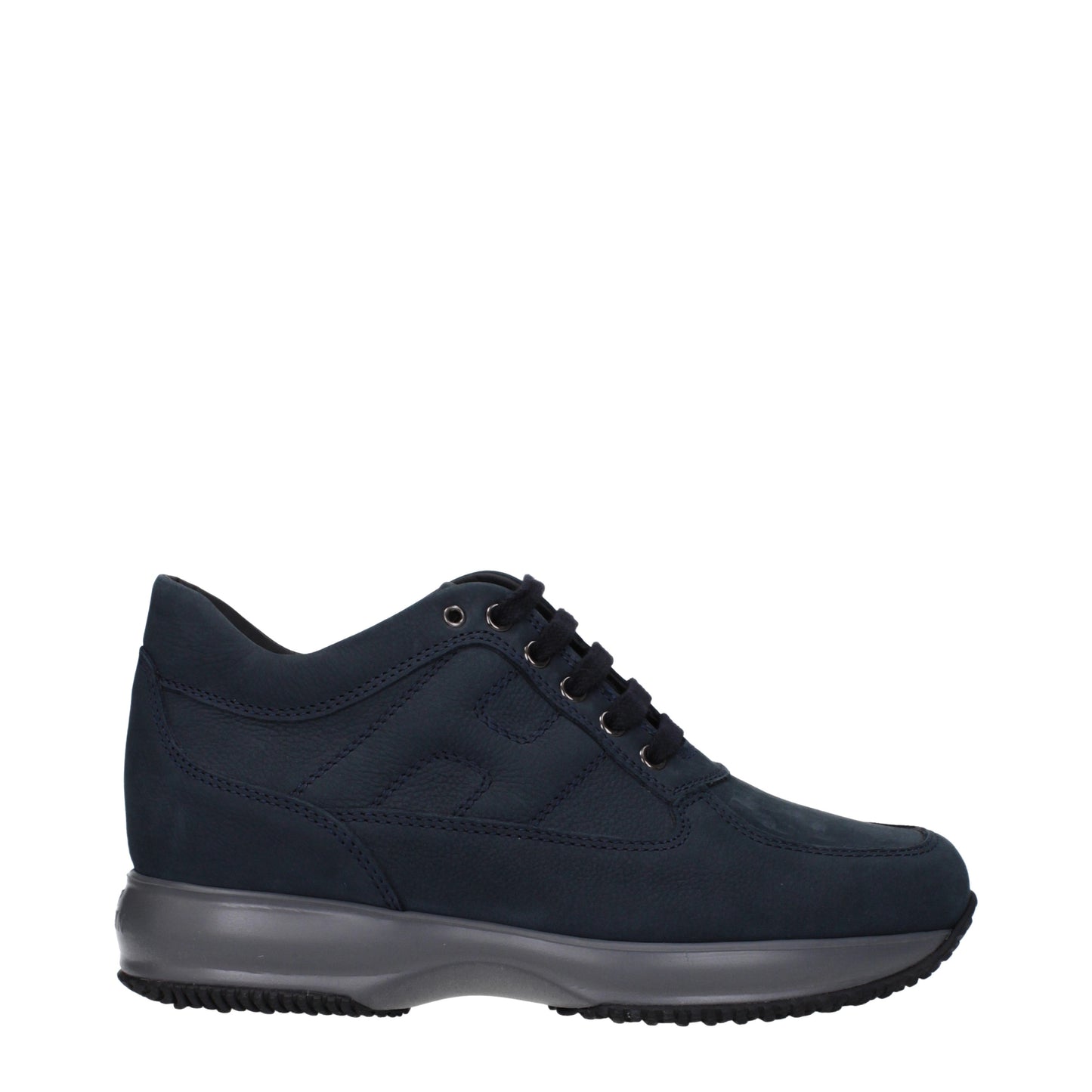 Hogan Men's Sneakers in Suede Blue/Denim