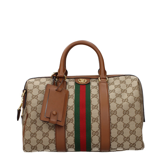 Gucci Handbags Women Fabric  Beige/Light Brown