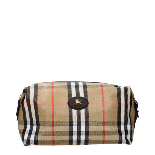 Burberry Beauty Case Men Fabric  Beige/Sand