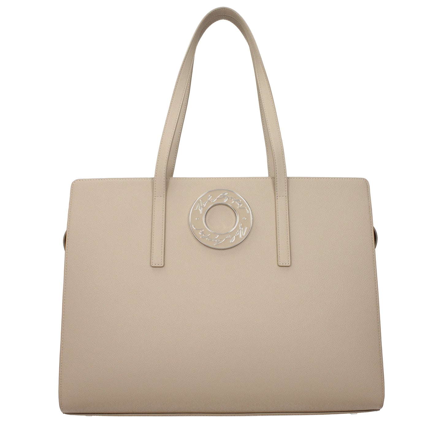 Karl Lagerfeld Shoulder Bags Women Leather Beige