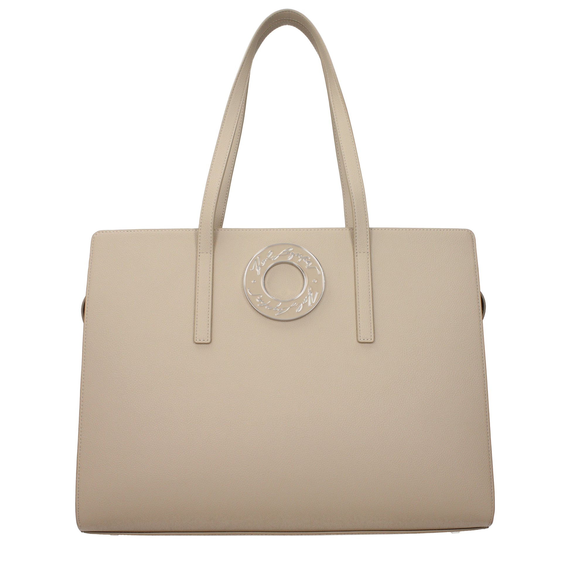 Karl Lagerfeld Shoulder Bags Women Leather Beige