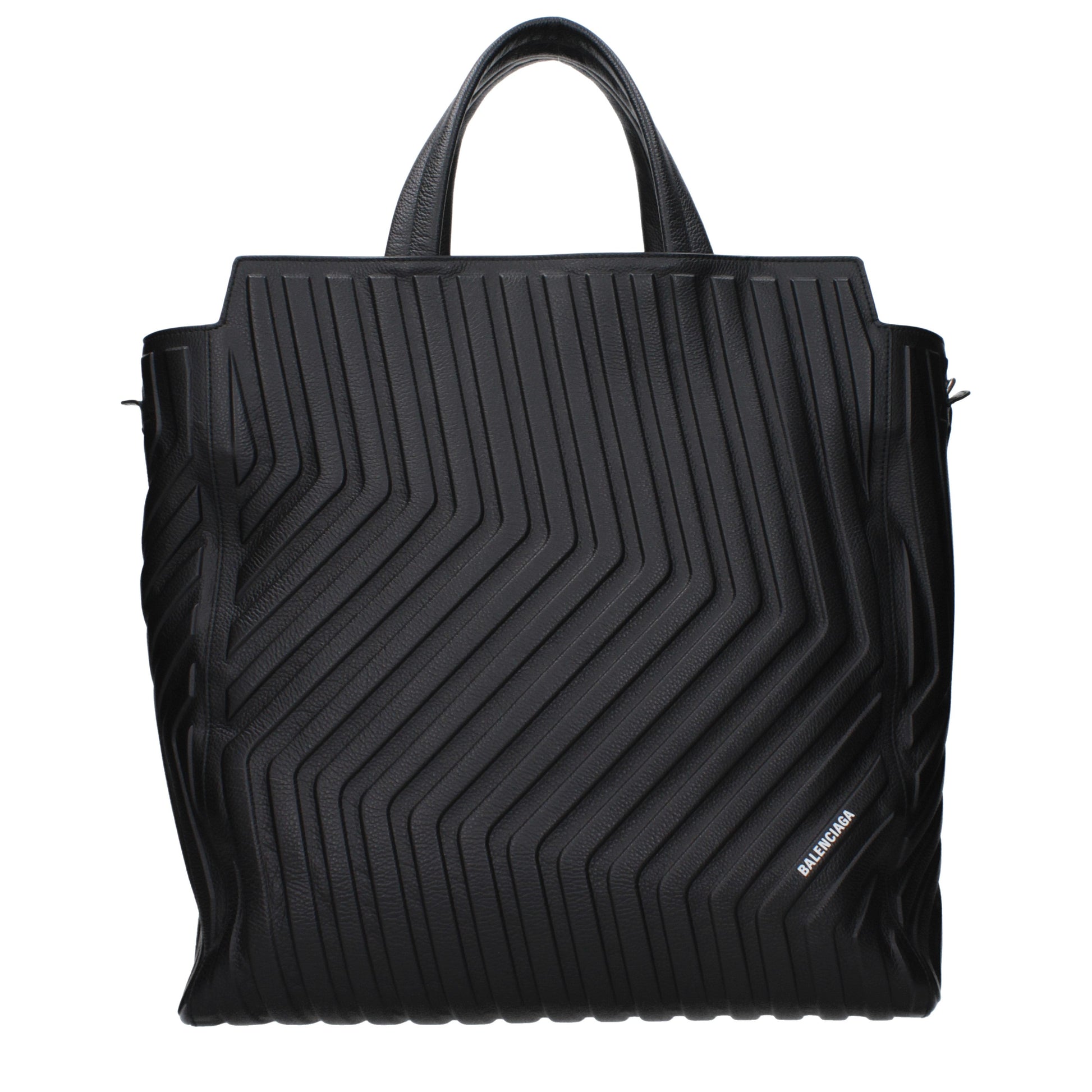 Balenciaga Handbags Women Leather Black