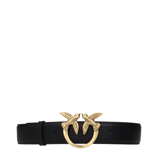 Pinko Belts Women Leather Black