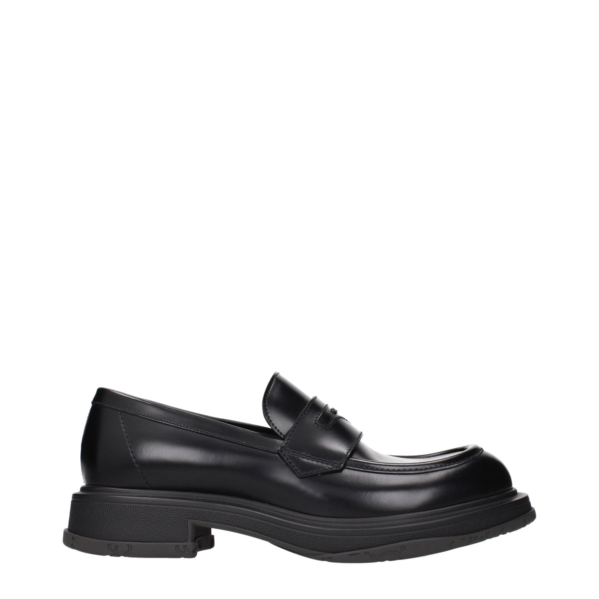 Gucci Loafers Men Leather Black