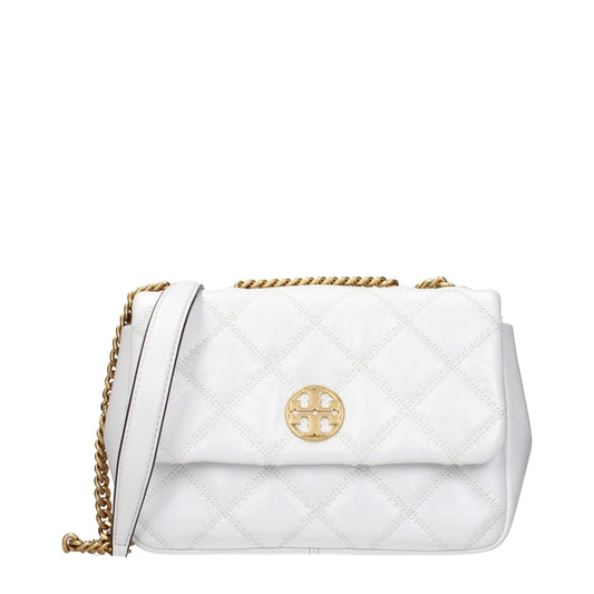 Tory Burch Shoulder Bags Women Leather White