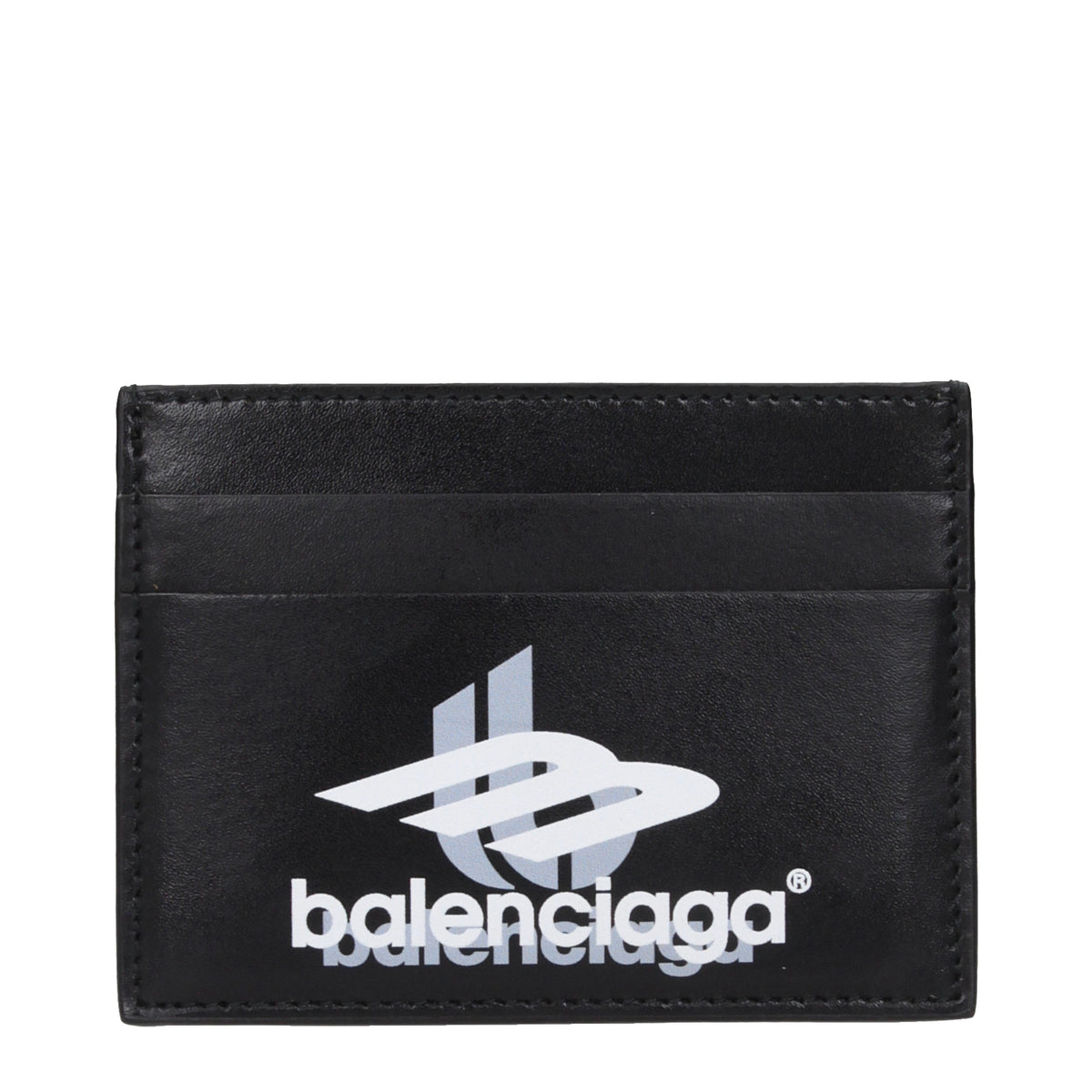 Balenciaga Document Holders Men Leather Black