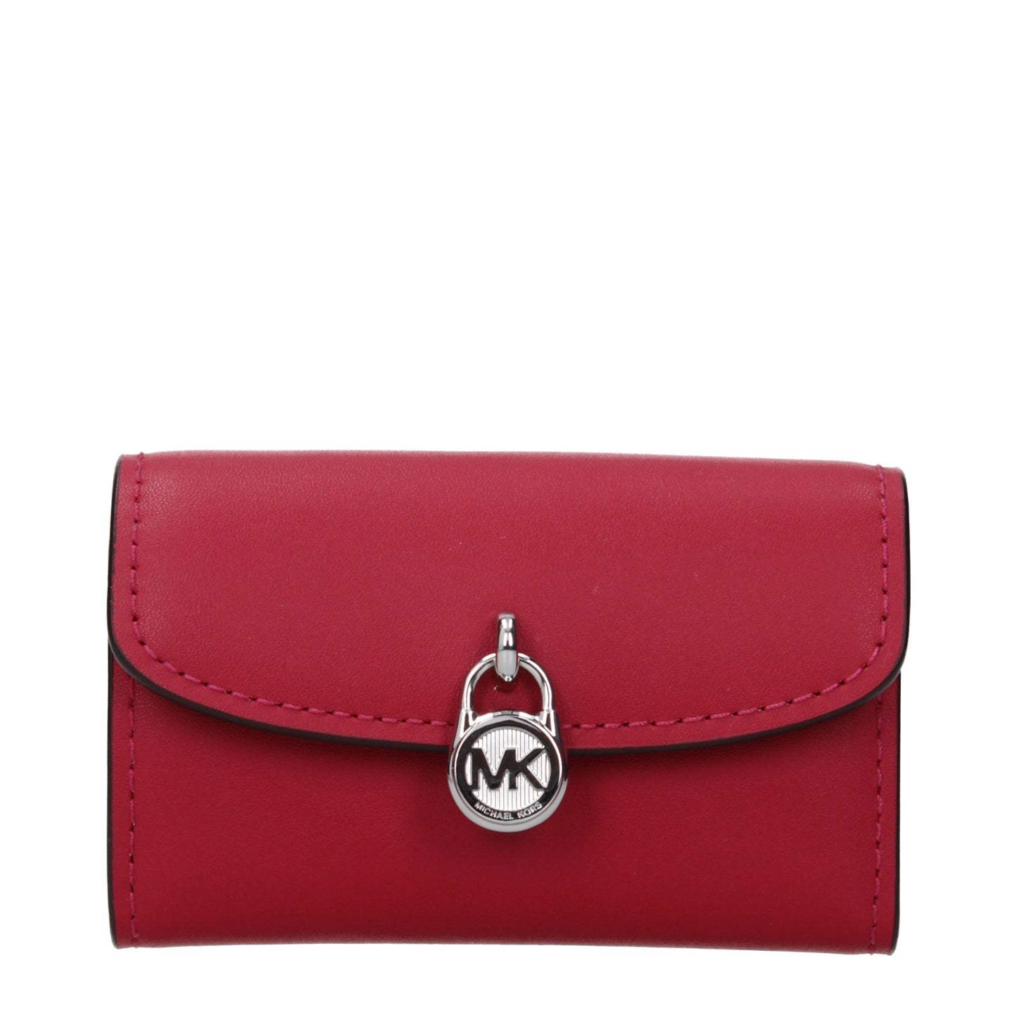 Michael Kors Women's Coin Purses Leather Raspberry